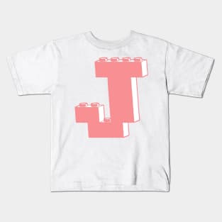 THE LETTER J, Customize My Minifig Kids T-Shirt